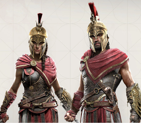 Kassandra y Alexios, los protagonistas de Odyssey.